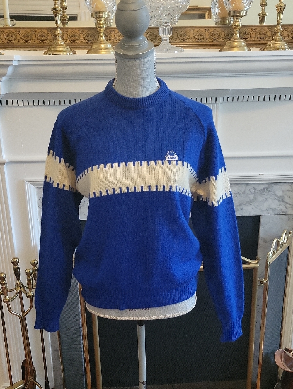 Vtg Kappa Italian Sports Wool Sweater